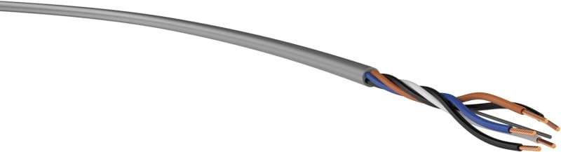 KABEL-LEITUNGEN - PVC-Steuerleitungen YSLY-OB (Farbig) 5X0,5 GR (LSYY) Eca