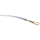 KABEL-LEITUNGEN - PVC-Steuerleitung mit Stahldrahtgeflecht YSLYQY 4X2,5 TRANSP