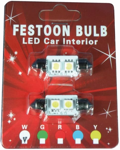 FERMAX - LED Soffitte , blau 2Stk. 12V AC, 8,8x36mm