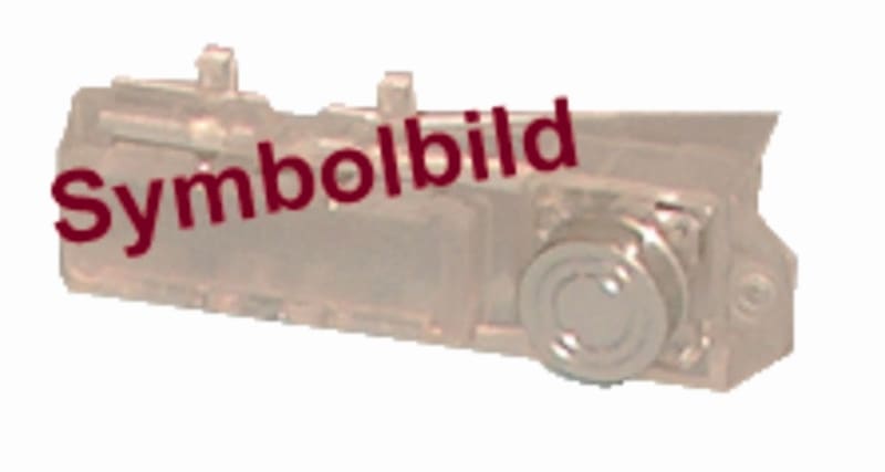 FERMAX - Einfachtaste eckig mit Namensschild, alt ohne Kontaktblock, f. Robusto Türstation