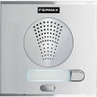 FERMAX - Cityline Türstation, 4+N mit 1 Einfachtaster, silber, Größe 1