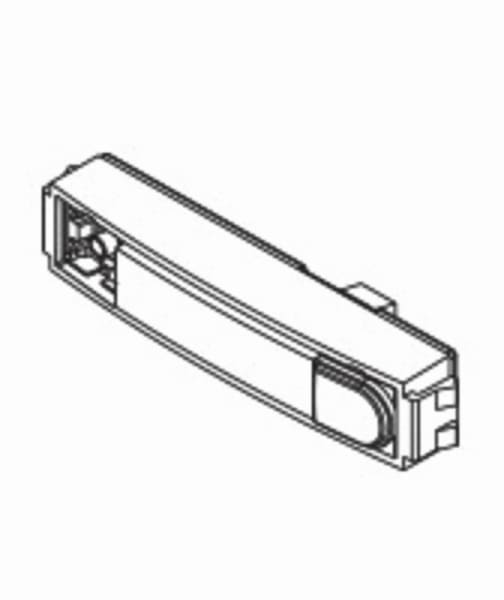 FERMAX - Cityline Einfachtaster 12x54mm Taster verchromt, Led beleuchtet