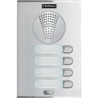 FERMAX - Cityline AUDIO Türstation, VDS 4 Einfachtaster, silber, Gr4
