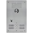FERMAX - Türstation UP INOX  Antivandal VIDEO 2-reihig mit 4 Tasten und Bohrung P1