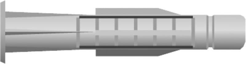 SAPI-SELCO - Hohlraumdübel Dm.10mm,L:60mm, ohne Schrauben,VE=25Stk.