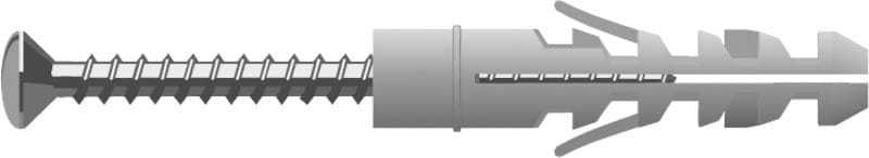 SAPI-SELCO - Kiemendübel mit Schraube Dm.6mm,L:30mm, VE=100Stk.