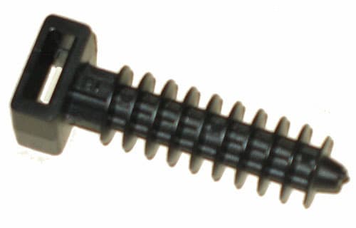 SAPI-SELCO - Wanddübel f. Kabelbinder bis 9 mm Breite schwarz