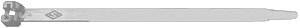 SAPI-SELCO - Kabelbinder m. Metallzunge MET 290x4,5 mm farblos, VE=100Stk.