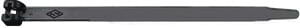 SAPI-SELCO - Kabelbinder m. Metallzunge MET 290x4,5 mm schwarz, VE=100Stk.