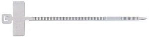 SAPI-SELCO - Kabelbinder m.Feld 25x8mm 100x2,5mm farblos,VE=100Stk.