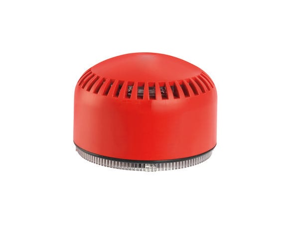 SIRENA - SIR-E FA Modul akustisch, IP65 rot, Norm EN54-3, Sockel extra bestellen