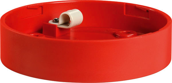 SIRENA - M-Line-Sockel flach rot 12-24V, ACDC, IP65