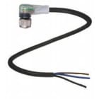 PEPPERL & FUCHS - Kabeldose M12, LED, 3-polig, PUR-Kabel 5M, 3x0,34mm2