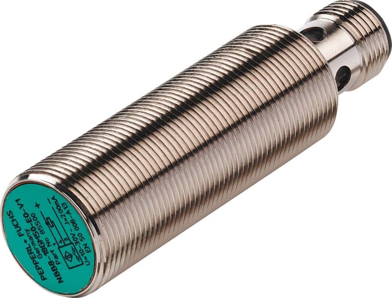 PEPPERL & FUCHS - Ind. Sensor, M18, sn: bündig 8mm, PNP(NO), M12 4polig