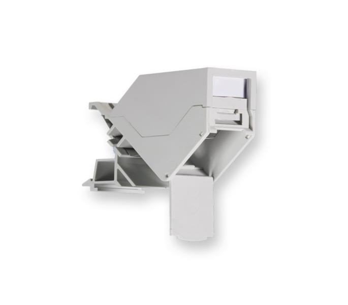 CCS CORNING - Hutschienenadapter, 1Port, RAL7035