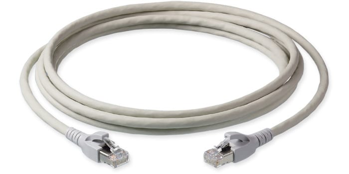 CCS CORNING - Patchkabel Kat.6A S/FTP halogenfrei LSHF 5m grau