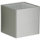 ALBERT - WL, Edelstahl, LA: breit/breit, 2 x LED 3 W, 330 lm, IP 44