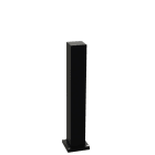 ALBERT - Energiesäule leer, Aluminium, H:700mm, schwarz, IP 44