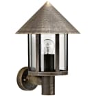 ALBERT - WL, Aluminium, braun-messing, 1 x A 60 - 75 W, E 27, IP 44
