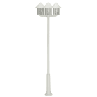 ALBERT - Mastleuchte, Alu, weiß, 3 x A 60 - 75 W, E 27, IP 44