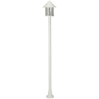 ALBERT - Mastleuchte, Aluminium, weiß, 1 x A 60 - 75 W, E 27, IP 44