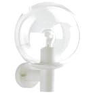 ALBERT - WL, Aluminium, weiß, 1 x A 60 - 75 W, E 27, IP 44
