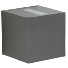ALBERT - WL, Alu, anthrazit, LA:eng/breit, 2 x LED 3 W, 330 lm, IP 44
