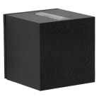 ALBERT - WL, Alu, schwarz,LA:eng/breit, 2 x LED 3 W, 330 lm, IP 44