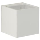 ALBERT - WL, Alu, weiß, LA:breit/breit, 2 x LED 3 W, 330 lm, IP 44