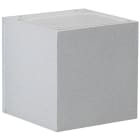 ALBERT - WL, Alu, silber, LA:breit/breit, 2 x LED 3 W, 330 lm, IP 44