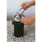 ALBERT - Erdeinbausockel, Aluminium, schwarz,