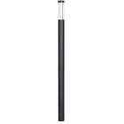 ALBERT - Lichtstele Typ Nr. 0867 180 Grad asymmetrisch - Farbe: schwarz, 1 x LED 26,7