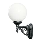ALBERT - Wandleuchte Typ Nr. 0609 - Farbe: schwarz-Silber, für 1 x Lampe, E27