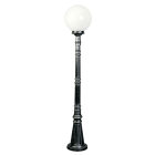 ALBERT - Wegeleuchte Typ Nr. 2014 - Farbe: schwarz-Silber, für 1 x Lampe, E27