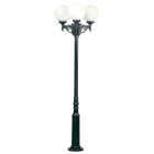 ALBERT - Mastleuchte 3-fl. Typ Nr. 2050 - Farbe: schwarz-Silber, für 3 x Lampe, E27