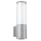 ALBERT - Wandleuchte Typ Nr. 0321 mit zus. Unterlicht - Farbe: Silber, für 1 x Lampe max.