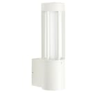 ALBERT - Wandleuchte Typ Nr. 0223 - mit zus. Unterlicht - Farbe: weiß, für 1 x Lampe max.