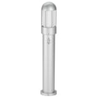 ALBERT - Pollerleuchte Typ Nr. 2002 - Farbe: Silber, mit BWM (2015)für 1 x Lampe, E27