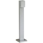 ALBERT - Pollerleuchte Typ Nr. 2065 - Farbe: Silber, mit 1 x LED 3,2 W, 2 Ersatzgläser: 9