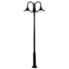 ALBERT - Mastleuchte 3-fl. Typ Nr. 2073 - Farbe: schwarz, für 3 x Lampe, E27
