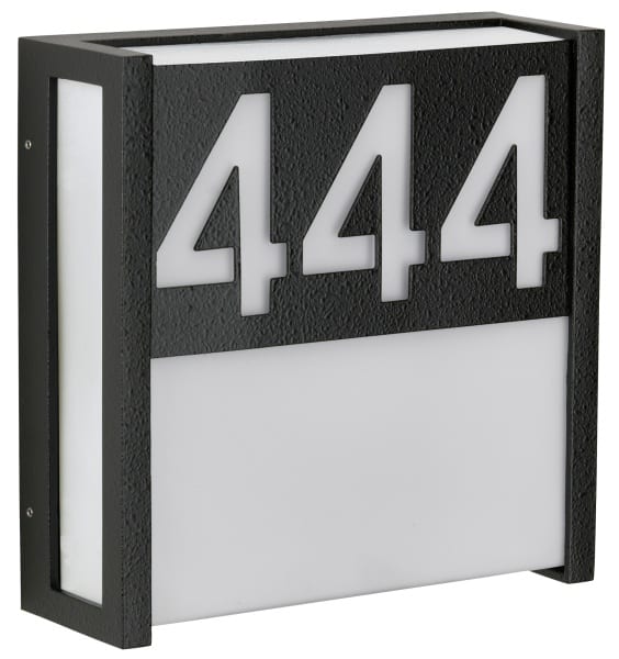 ALBERT - Hausnummer-Blende 32 zu Typ ..6401 - Farbe: schwarz