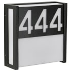 ALBERT - Hausnummer-Blende 32 zu Typ ..6401 - Farbe: schwarz