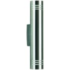 ALBERT - Wandleuchte Typ Nr. 0208 - Edelstahl, für 2 x QT14 - 40 W, G9