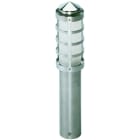 ALBERT - Sockelleuchte Typ Nr. 0584 - Edelstahl, für 1 x Lampe, Fassung E27