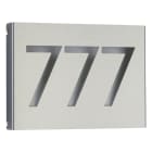 ALBERT - Hausnummernleuchte Typ Nr. 6013 - Edelstahl, 3-stellig, mit LED 2 W