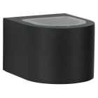 ALBERT - Wandstrahler Typ Nr. 2340 - 2-seitig - Farbe: schwarz, breit/breit, mit  2 x LED