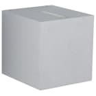 ALBERT - Wandstrahler Typ Nr. 2416 - 2-seitig - Farbe: Silber, Lichtaustritt eng/breit, m