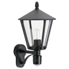 ALBERT - Wandleuchte Typ Nr. 1815 - Farbe: schwarz, mit BWM für 1 x Lampe, E27