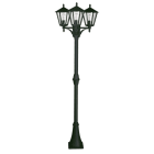 ALBERT - Mastleuchte 3-fl. Typ Nr. 2046 - Farbe: schwarz, für 3 x Lampe, E27