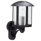 ALBERT - Wandleuchte Typ Nr. 1834 - Farbe: schwarz-Silber, für 1 x Lampe, E27